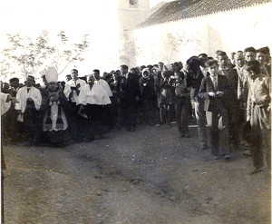 A visita pastoral do Bispo de Beja, D. José do Patrocínio Dias (em 1943, Alvalade)